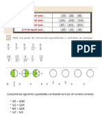 Fracciones Equivalentes