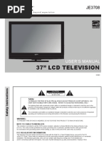 Apex TV JE3708 Manual