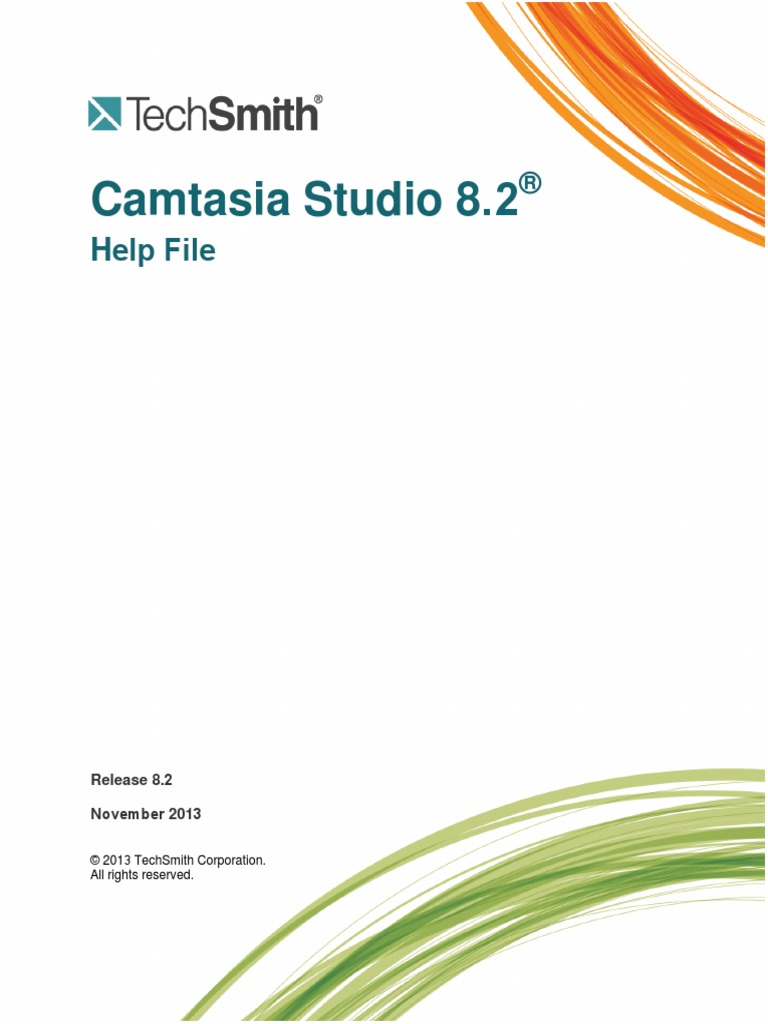 Camtasia Studio 8.2 Help File | PDF | Adobe Flash | Keyboard Shortcut