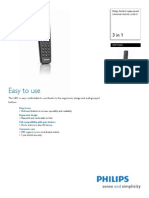 Philips Remote SRP1003-27 Leaflet