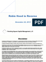 Pershing Square Capital - Robin Hood in Reverse