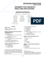 REINFORCEMENT FOR CONCRETE—MATERIALS AND APPLICATIONS