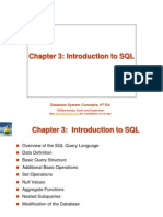 Chapter 3: Introduction To SQL: Database System Concepts, 6 Ed