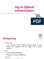 Multiplexing in Optical Fiber Communication