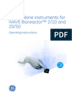Stand-Alone Instruments For WAVE Bioreactor™ 2/10 and 20/50: Operating Instructions