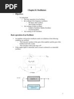 Chapter.8: Oscillators: Objectives