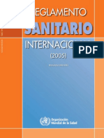 Reglamento Sanitario Internacional - DRR PDF