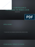 Exploratory Study On The Nsas Surveillance Programs