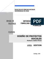 Peroni Andrea. Diseño de Proyectos Sociales Dirigidos A Familias en Situación de Pobreza Extrema