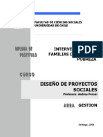 Peroni Andrea. Diseño de Proyectos Sociales dirigidos a Familias en Situación de Pobreza   Extrema