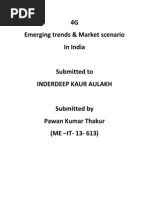 4G Emerging Trends & Market Scenario in India