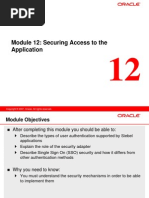 12 Securing Access to the Application