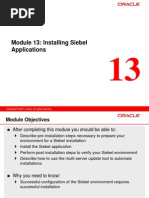 13 Installing Siebel Applications