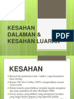 Kesahan Dalaman & Kesahan Luaran