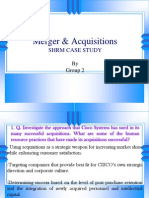 Merger & Acquisitions: SHRM Case Study