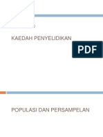 Kuliah 10 - Populasi Dan Sampel