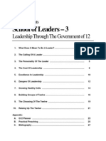 School of Leaders - 3: Leadership Through The Government of 12