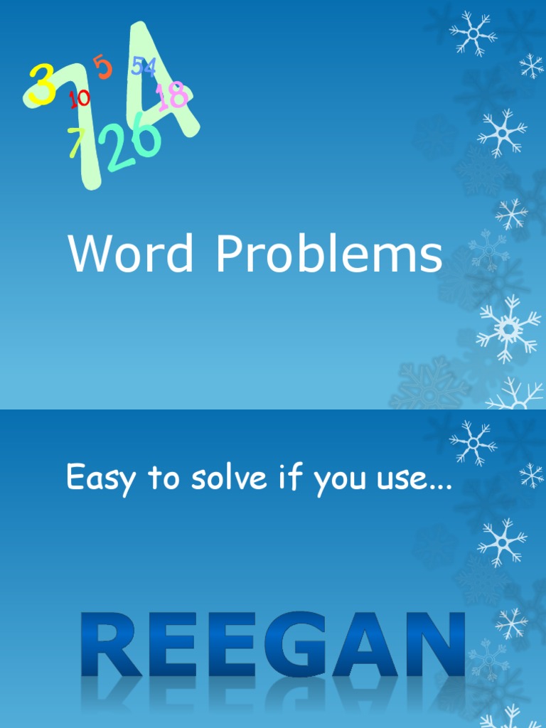 Powerpoint On Solving Division and Multiplication Word Problems | PDF ...