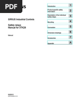Manual Safety Relay 3TK28 en-US