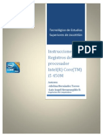 Instrucciones y Registros Procesador Core I5 PDF