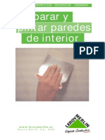 Preparar y Pintar Paredes de Interior