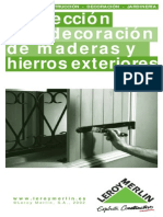 Protección y Decoración de Maderas y Hierros Exteriores