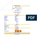 List of Necessary Chemicals