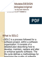 Models of SDLC.ppt Original)  detailed  models  of  systems development  life cycle
what  is a  design  methodology sdlc  detailed phases