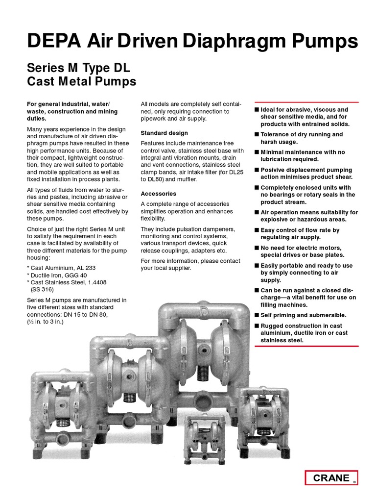 DEPA Diaphragm PDF Pump Viscosity