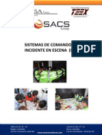 Curso Sistema de Comando de Incidentes en Escena