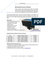 GE-511C Pressure Differential Switch Stainless Steel