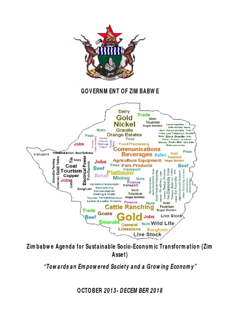 Zim Asset: Economic Blueprint Overview | PDF | Agriculture | Economic ...