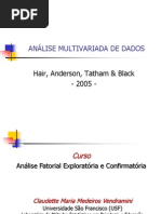 Analise Multivariada e Analise Fatorial