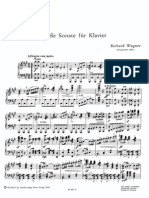 Wagner Richard - Piano Sonata in A