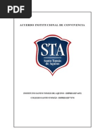 Acuerdos Institucionales de Convivencia, Modelo de Análisis.