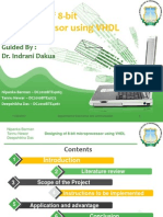 8bit Microprocessor Using VHDL