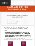 Intervención Educativa Tdah en El Aula Ordinaria
