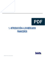 Introduccion a Los Mercados Financieros