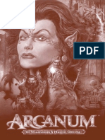 Arcanum Quick Reference Card