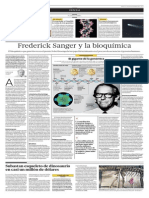 Frederick Sanger y La Bioquímica