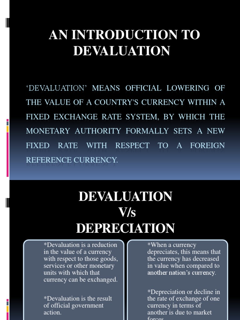 By definition currency depreciation occurs when the value of image