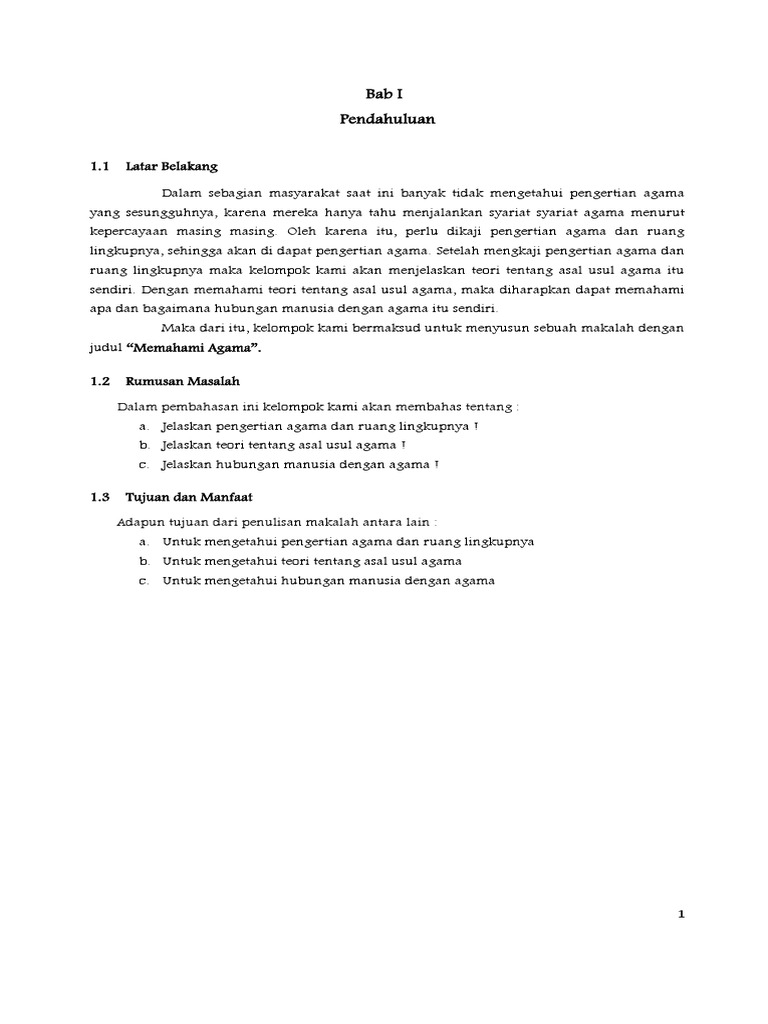 Makalah Agama
