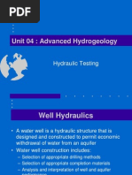 Pumping Test Procedures and Analysis | PDF | Aquifer | Pump