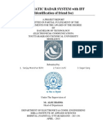 Automatic Radar System With Iff (Identification of Friend Foe)