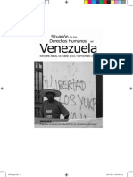 Situacion de Los Derechos Humanos en Venezuela PROVEA 2010-2011