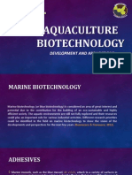 Marine Biotechnology Applications and Developments