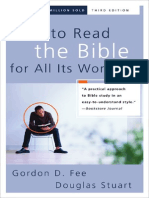 How To Read The Bible For All Its Worth by Gordon D. Fee & Douglas Stuart, Chapter 1