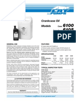CAT Crankcase Oil Data Sheet
