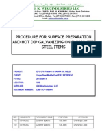 Sample Galvanizing Procedure +ITP