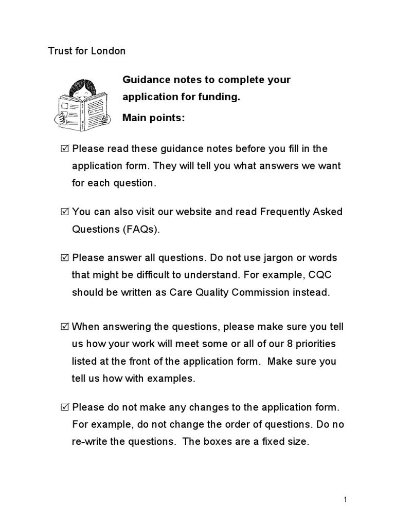 Guidance Notes Large Print | PDF | Unemployment | Social Science